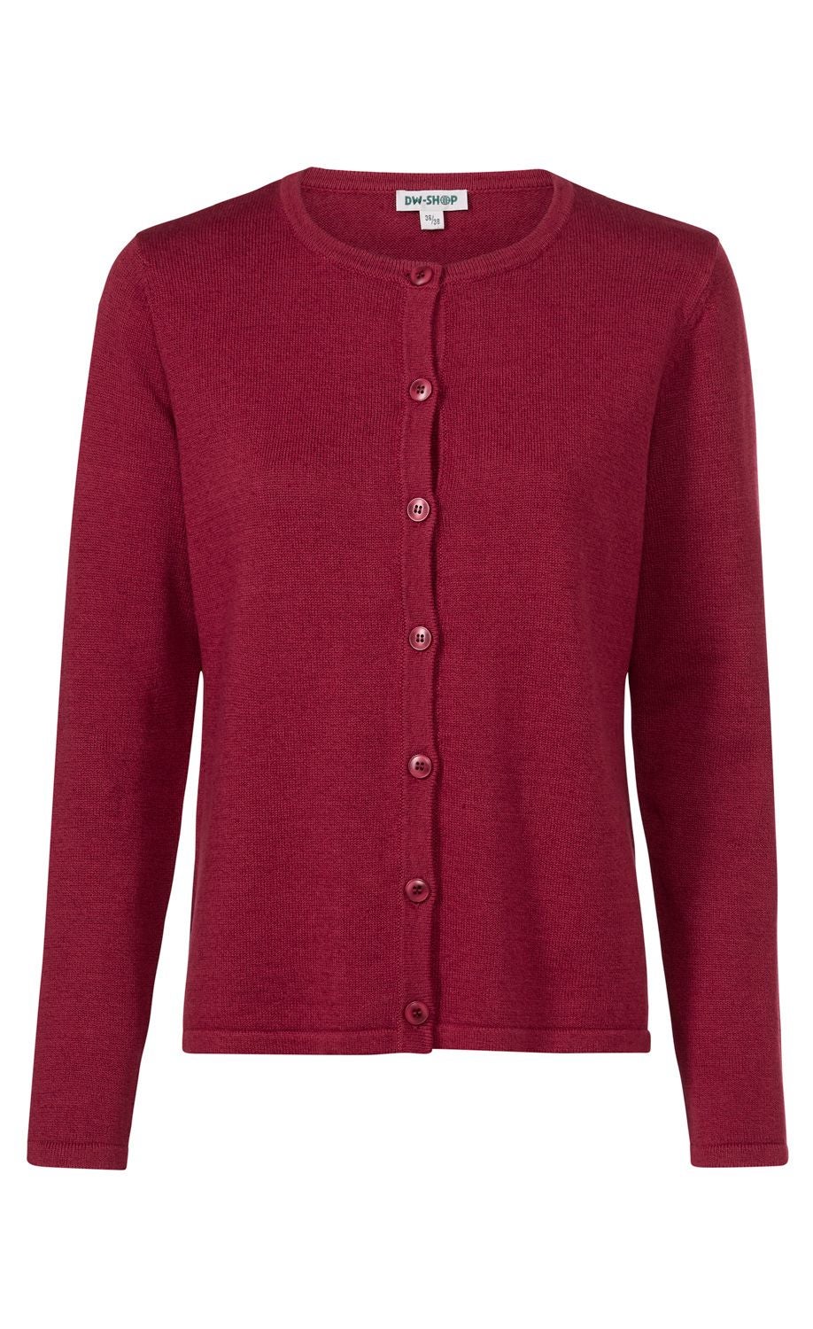Leinen-Mix-Strickjacke