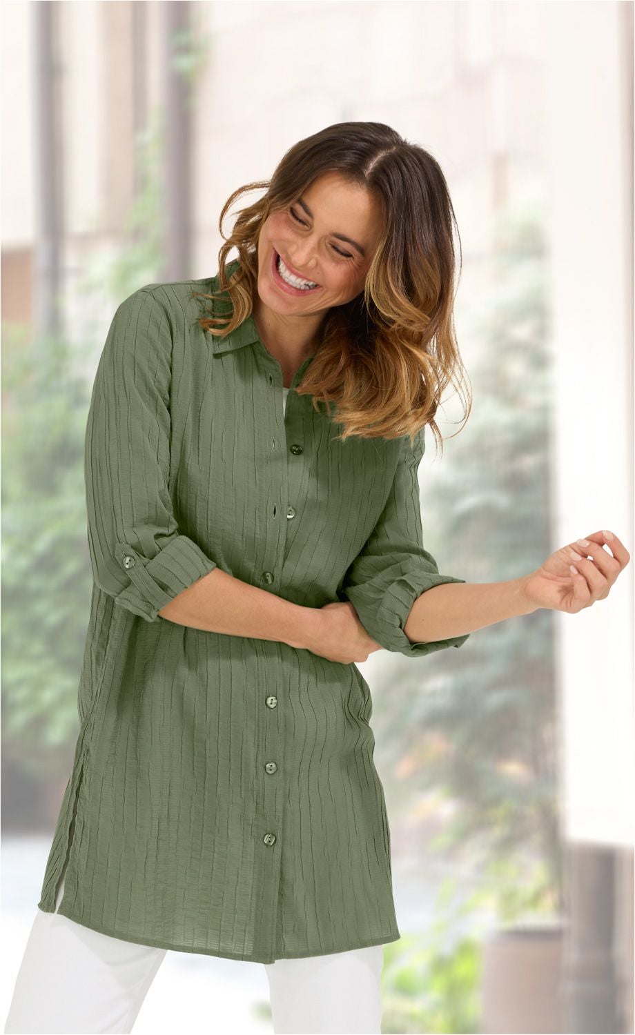 Viskose-Mix-Bluse
