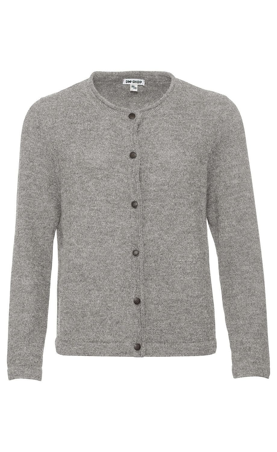 Alpaka-Strickjacke