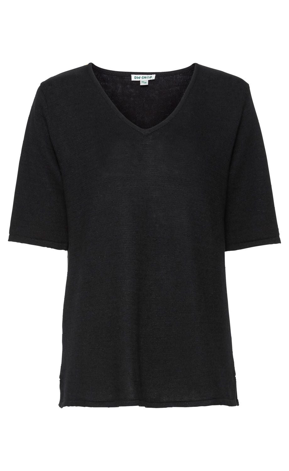 Leinen-Mix-Pullover