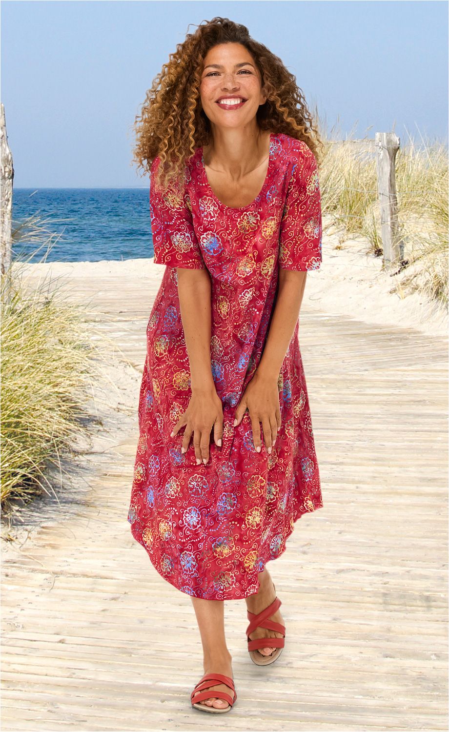 Viskose-Kleid