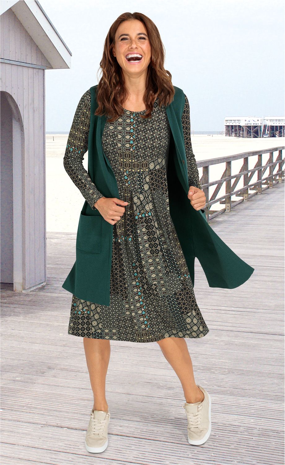 Viskose-Mix-Kleid
