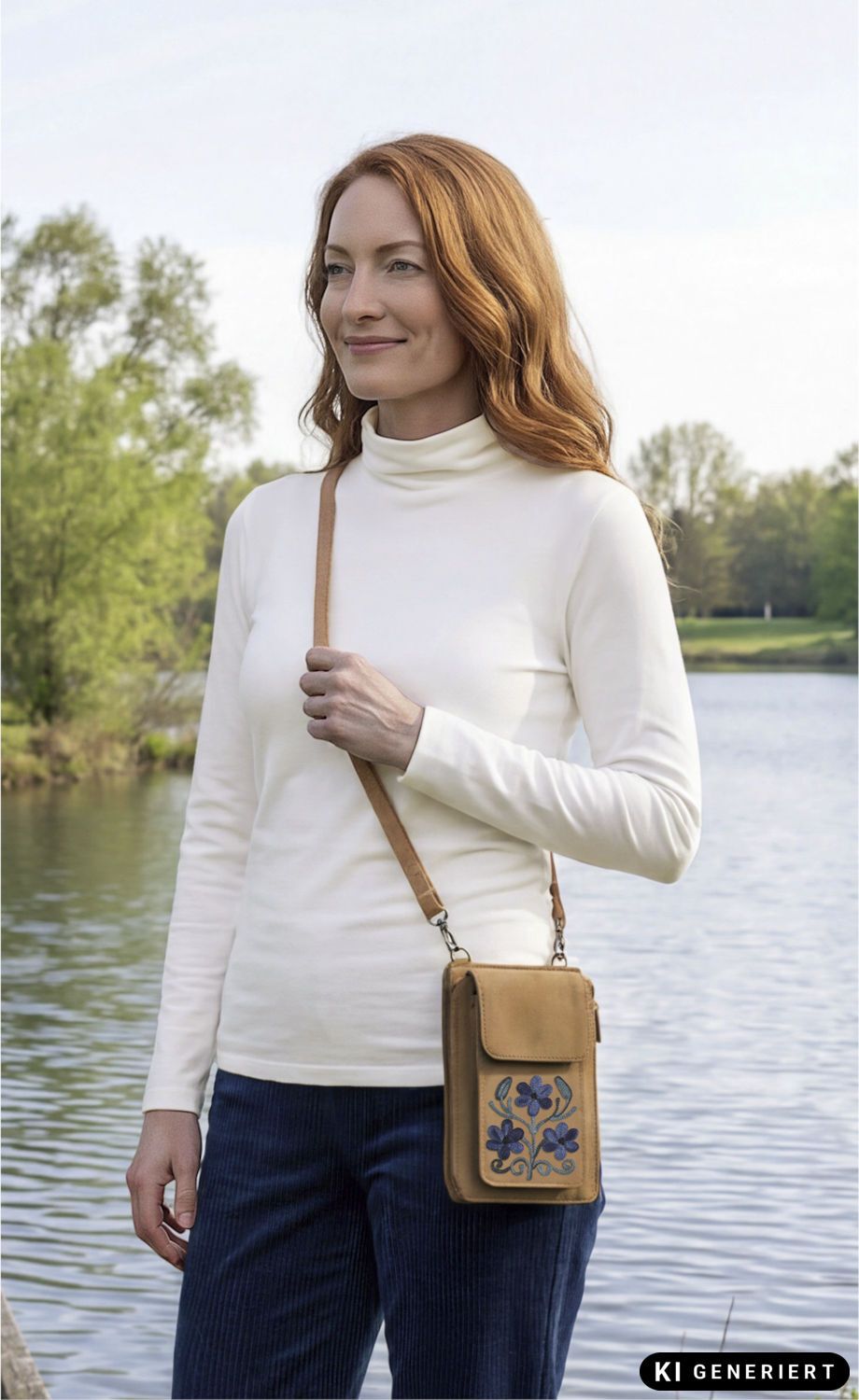 Leder-Handytasche