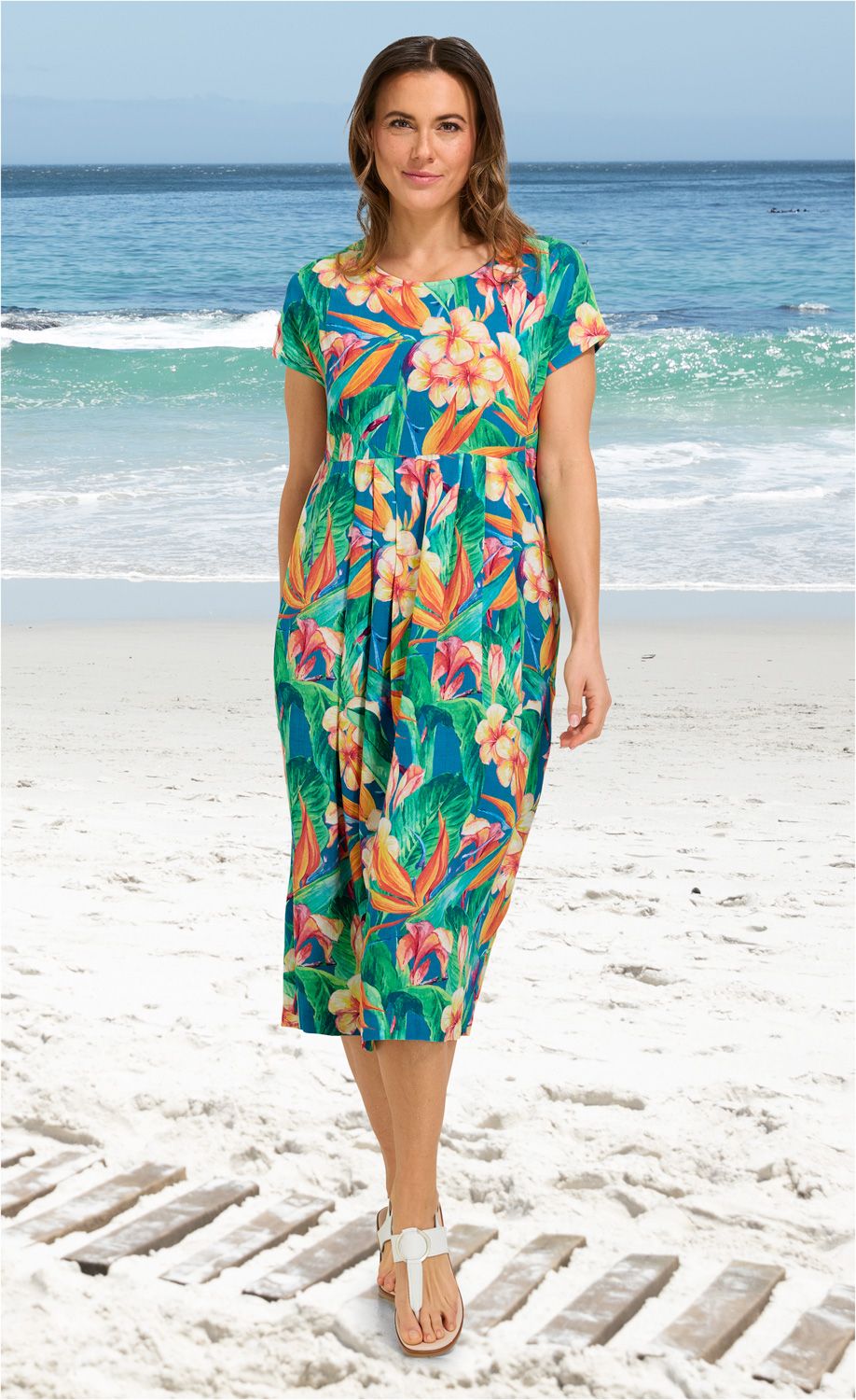 Viskose-Kleid