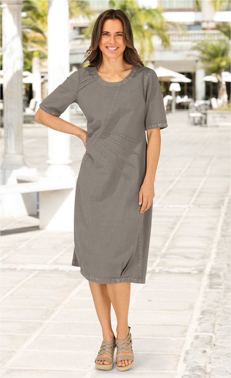 Baumwoll-Mix-Kleid