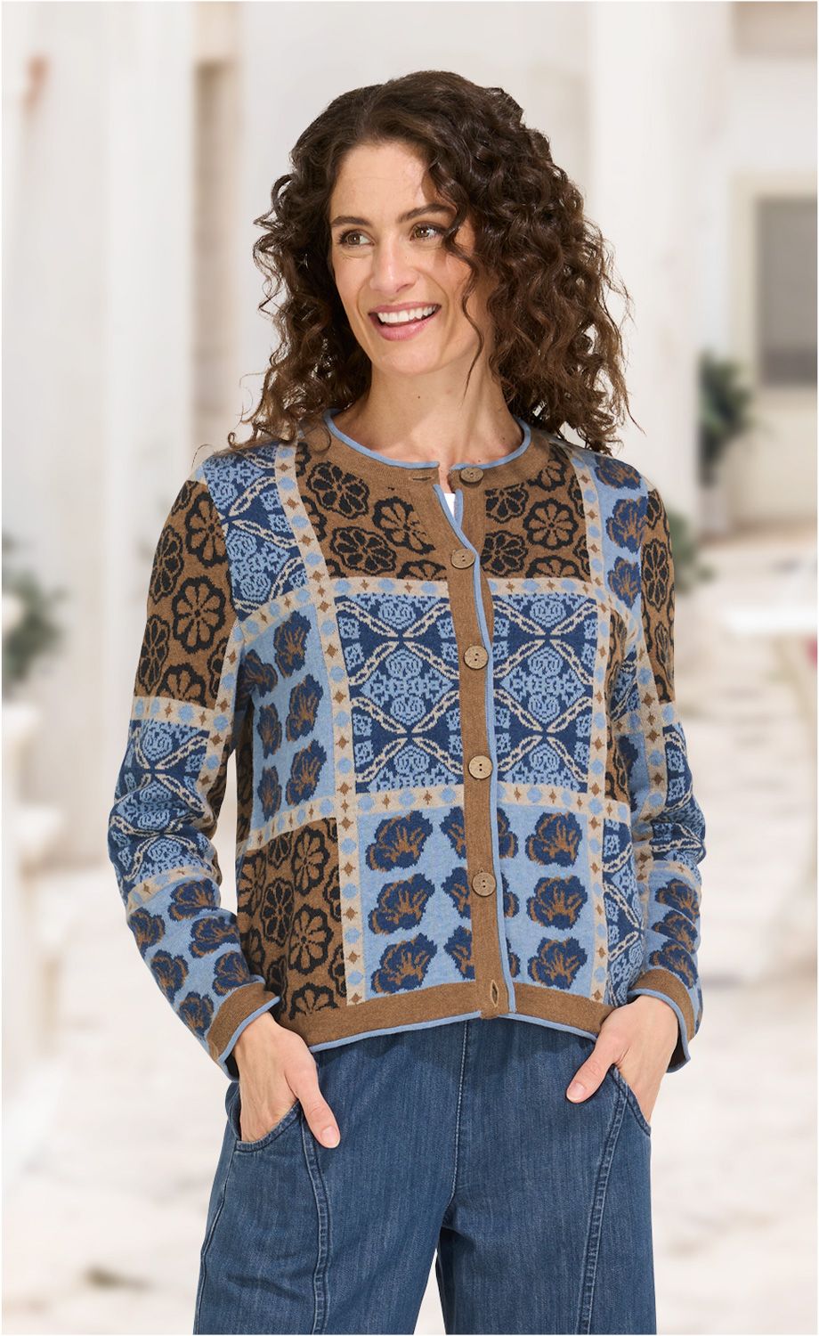 Baumwoll-Mix-Jacke