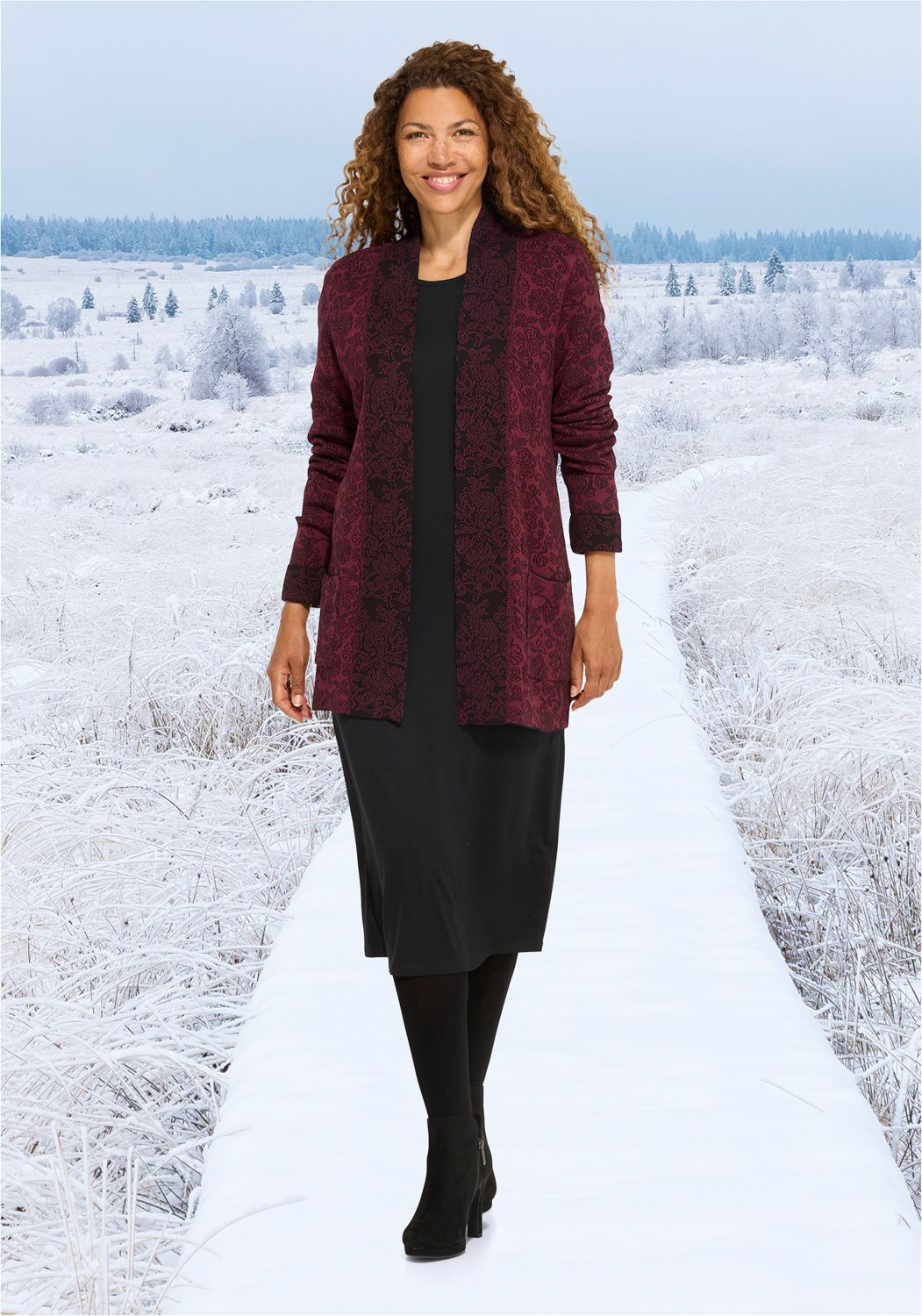 Baumwoll-Strickjacke