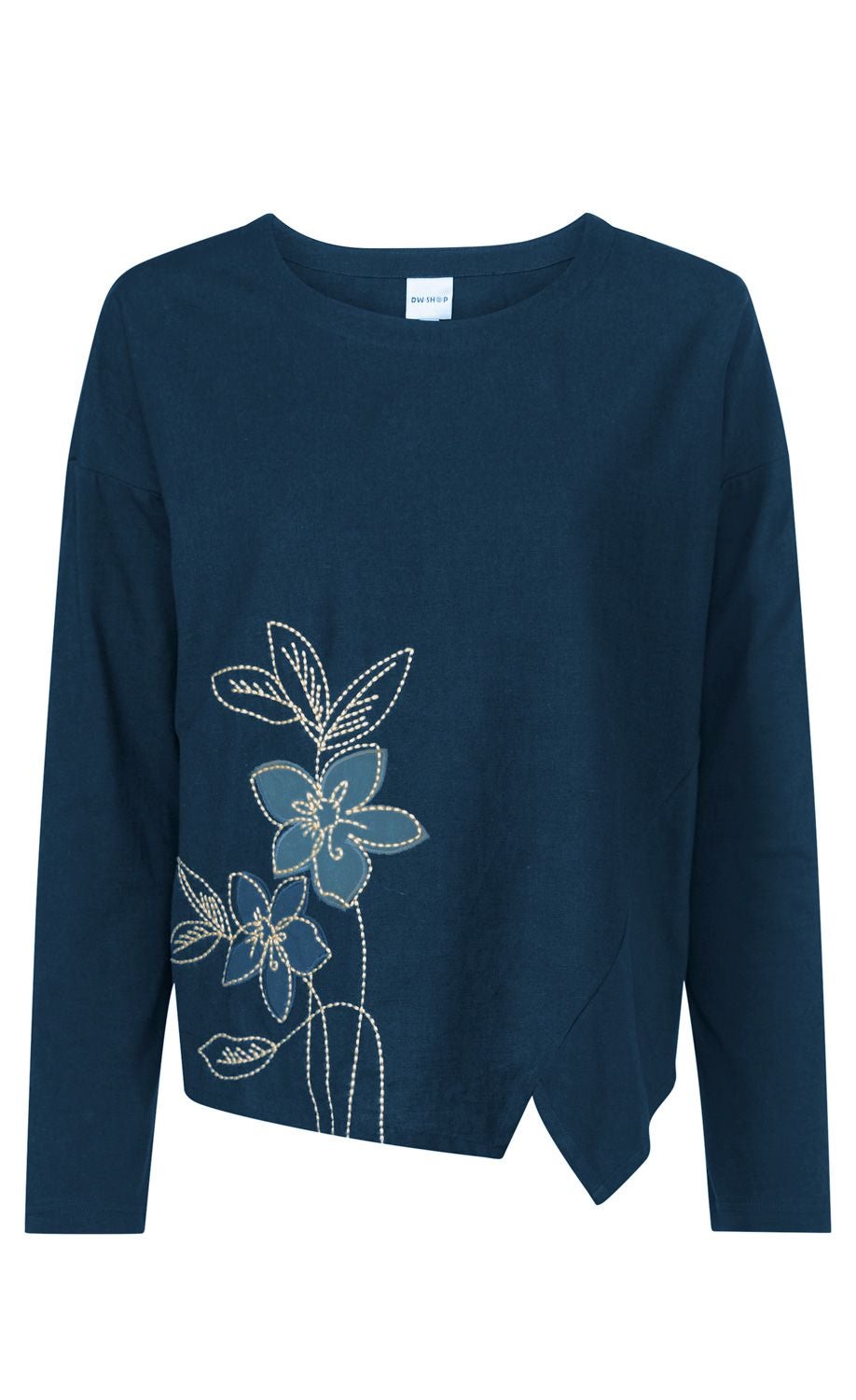 Baumwoll-Mix-Bluse