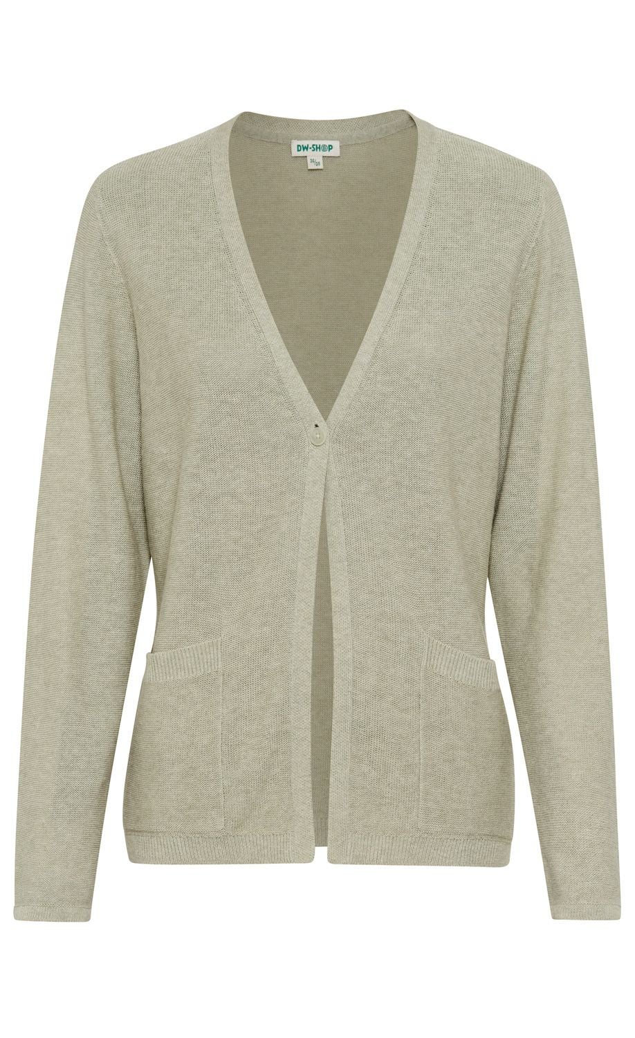 Lyocell-Mix-Strickjacke