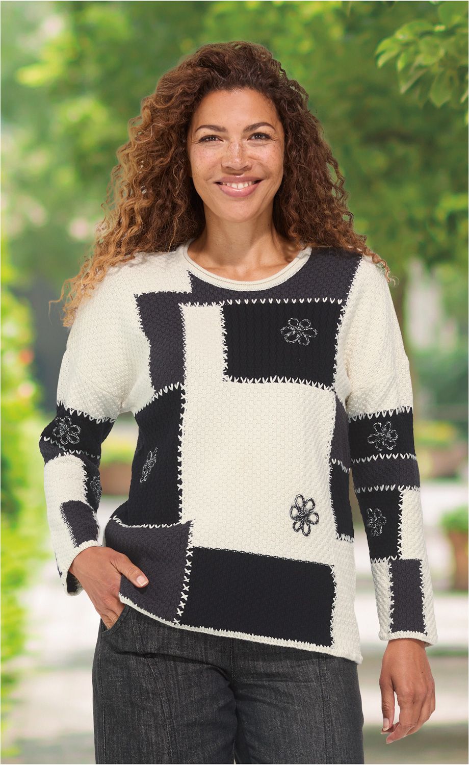 Baumwoll-Pullover