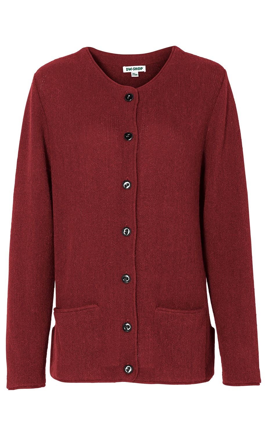 Alpaka-Strickjacke