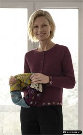 Baumwoll-Strickjacke
