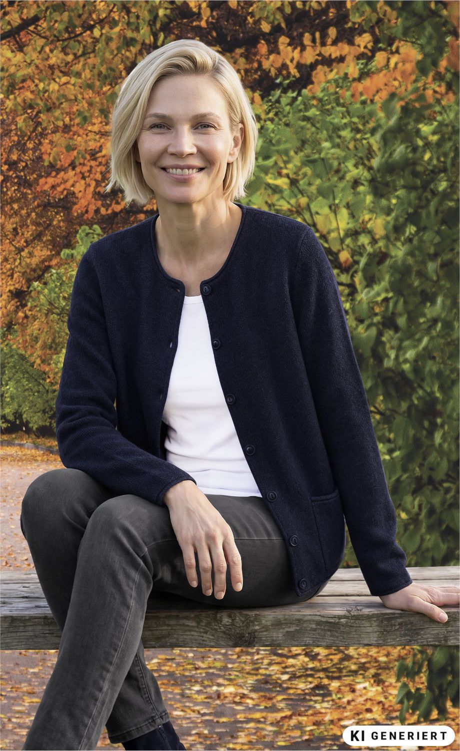 Woll-Mix-Strickjacke