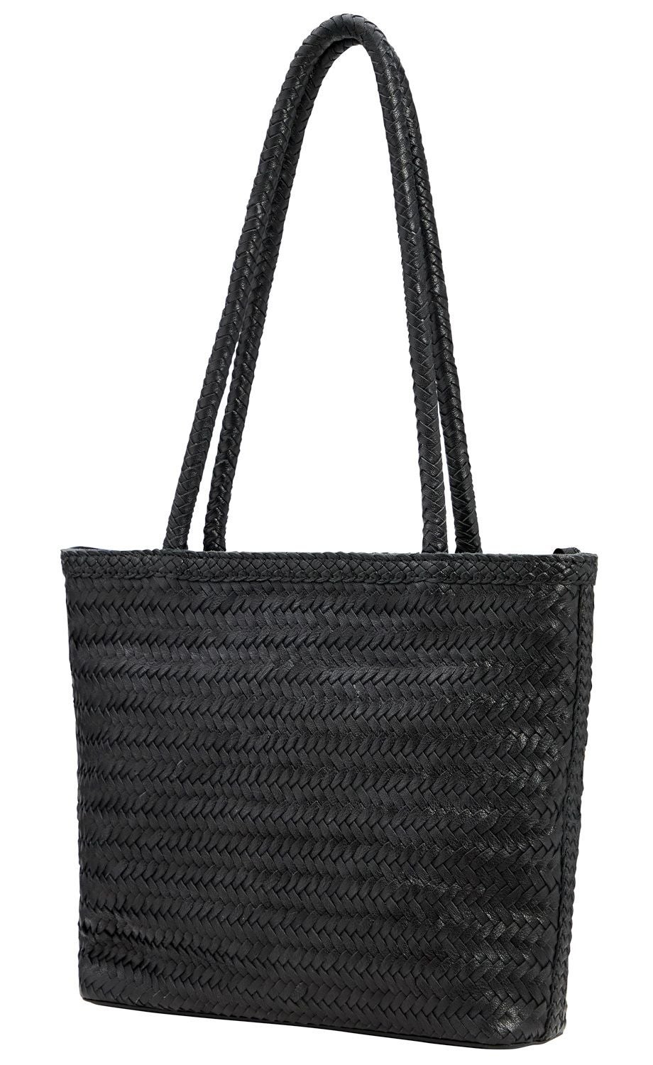 Ledertasche schwarz