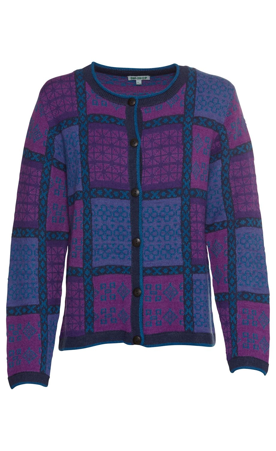 Alpaka-Strickjacke