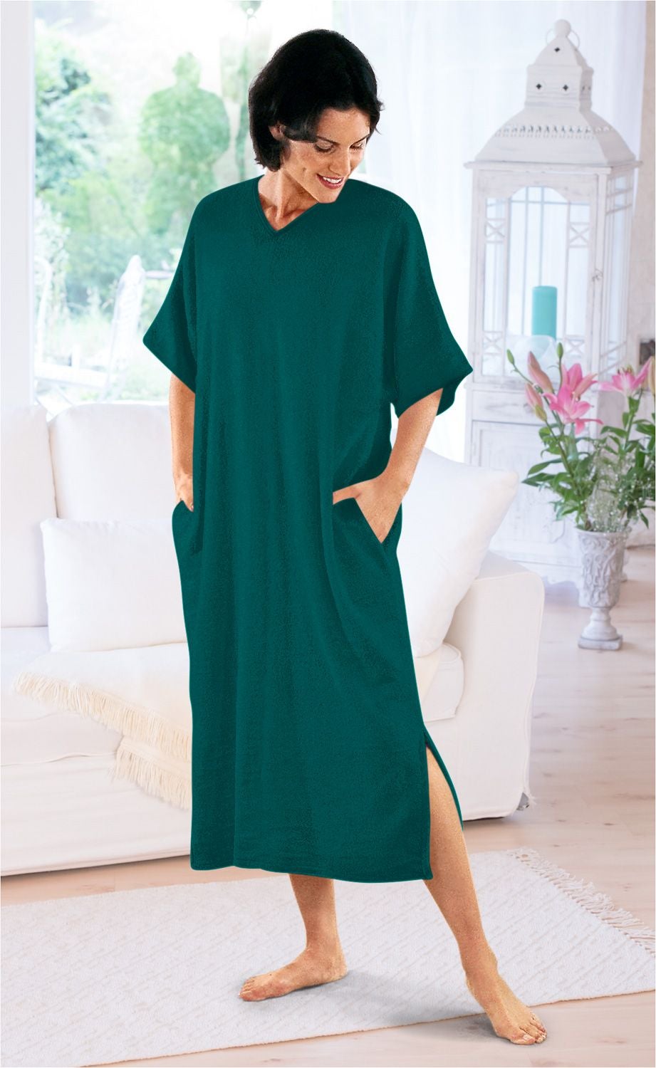 Baumwoll-Hauskleid
