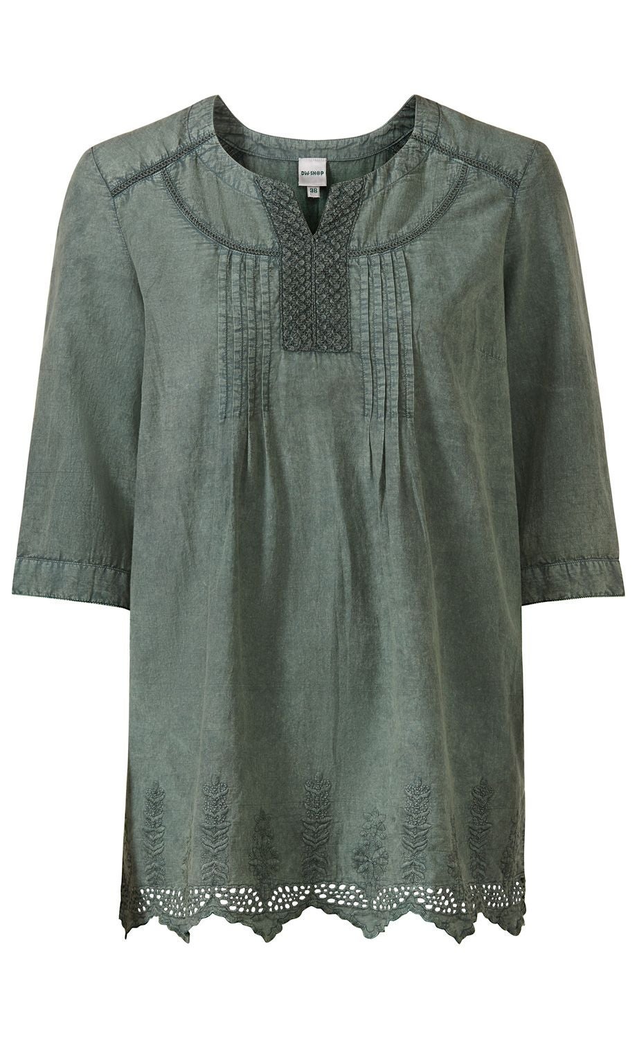 Baumwoll-Bluse