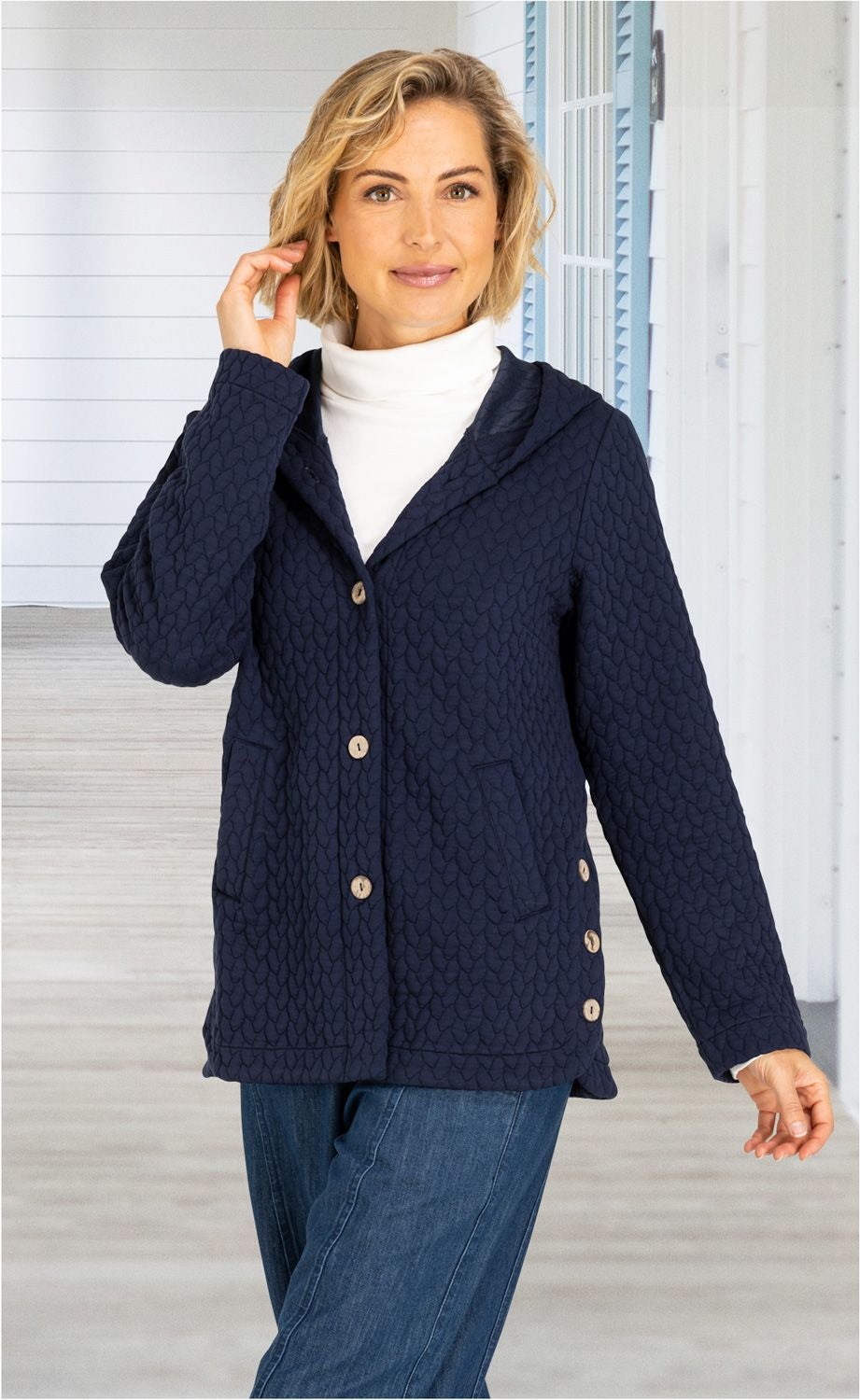 Viskose-Mix Jacke