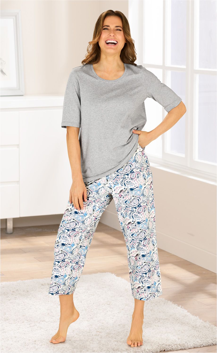 Baumwoll-Pyjama