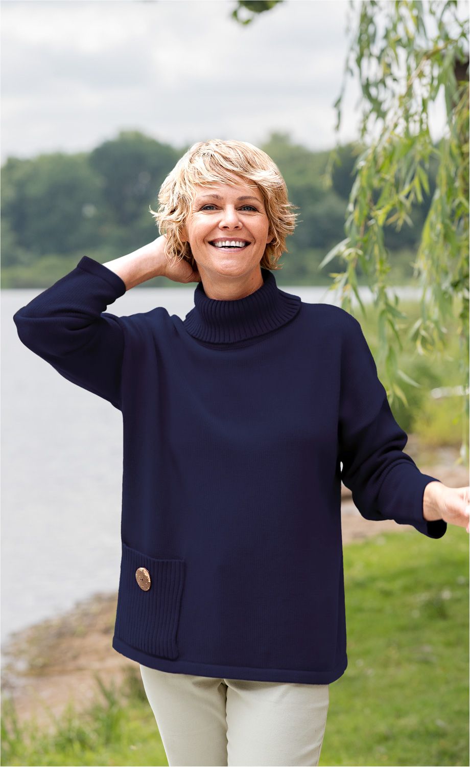 Baumwoll-Pullover