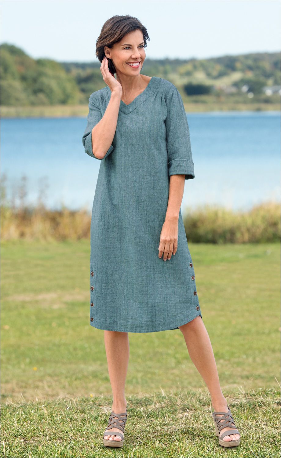 Baumwoll-Kleid