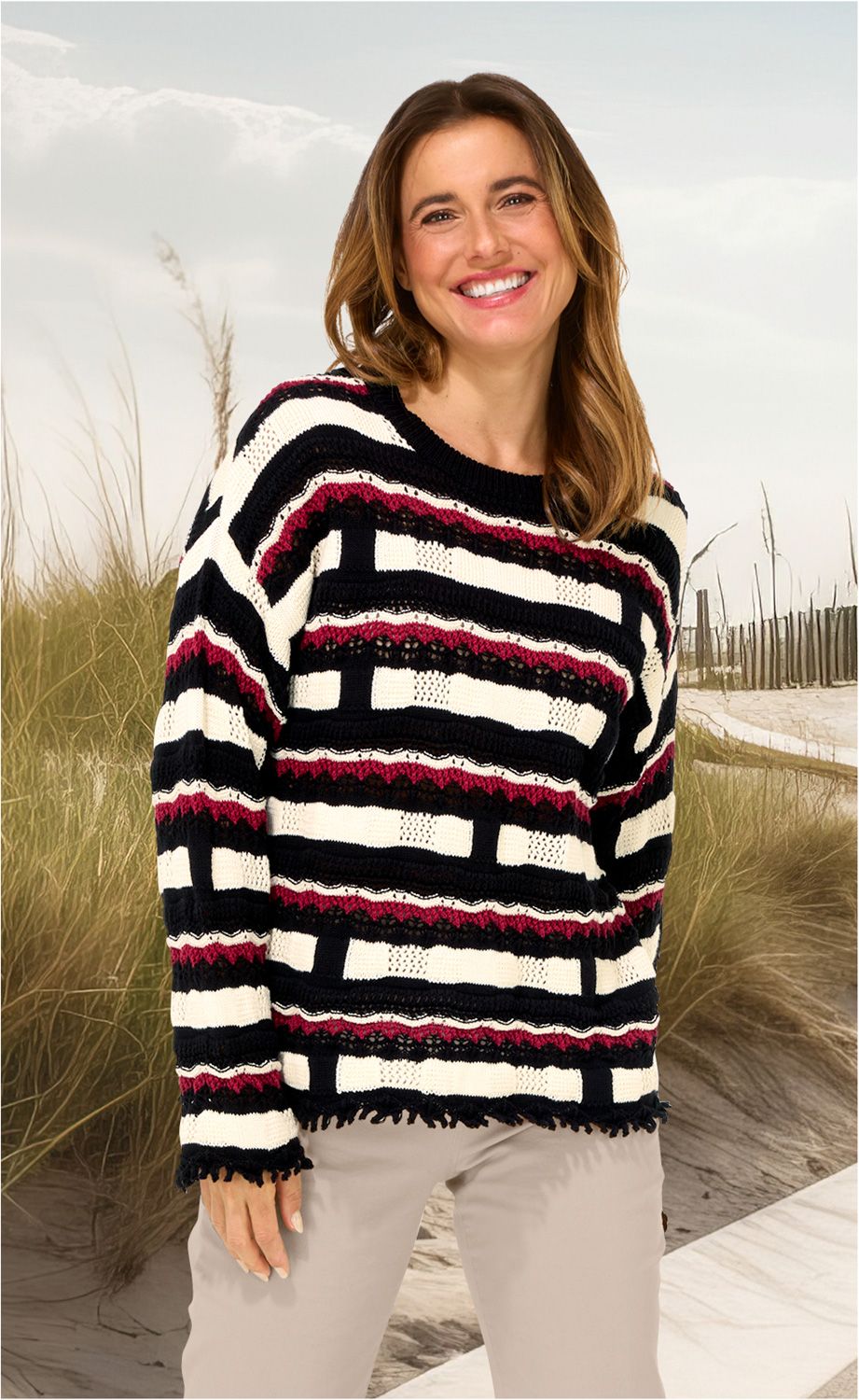 Baumwoll-Pullover