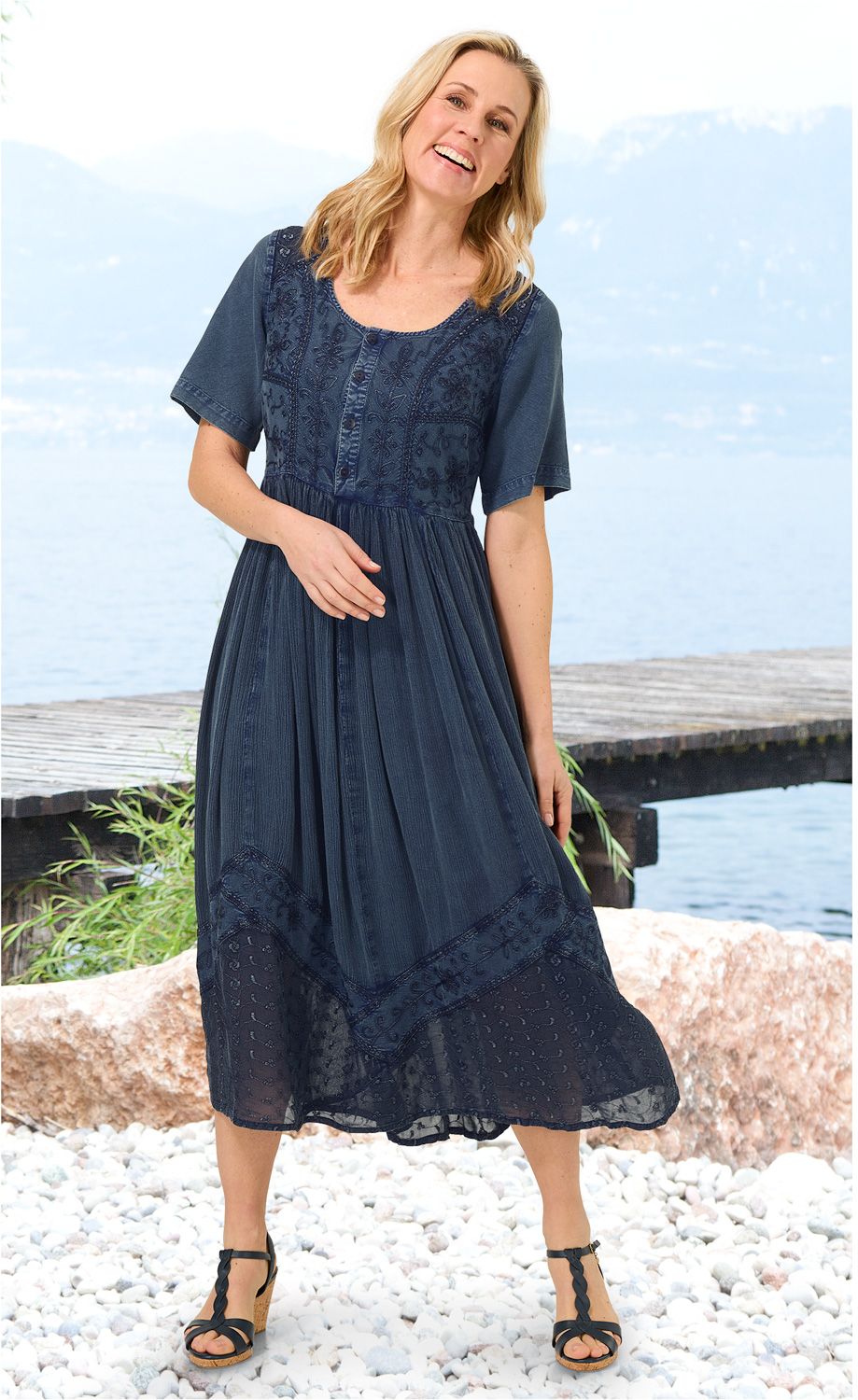 Viskose-Kleid