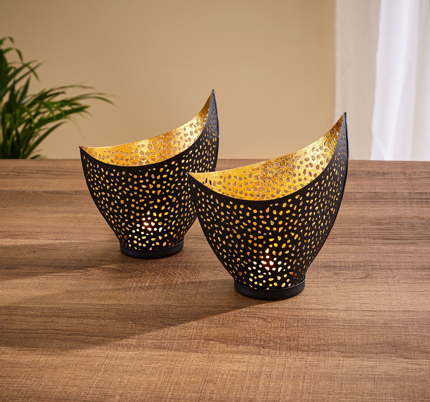 Windlicht 2/Set 15x14x9cm