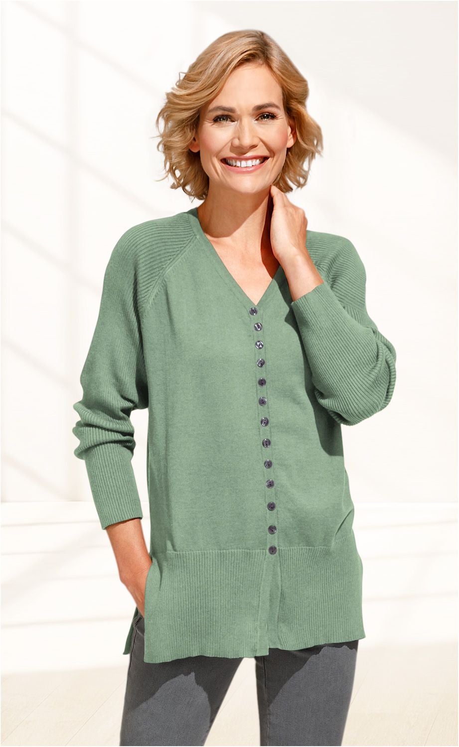 Baumwoll-Mix-Pullover