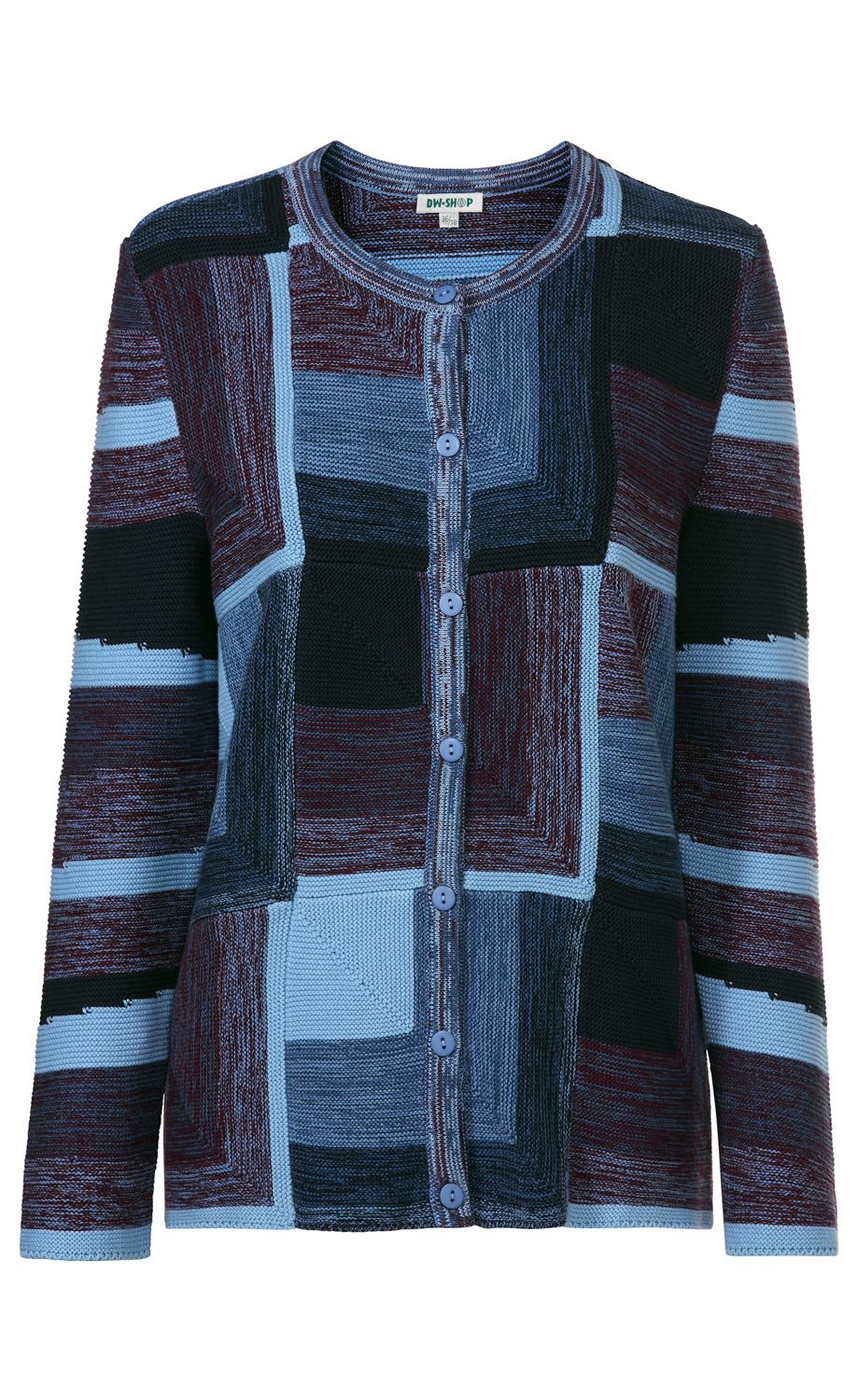 Baumwoll-Strickjacke