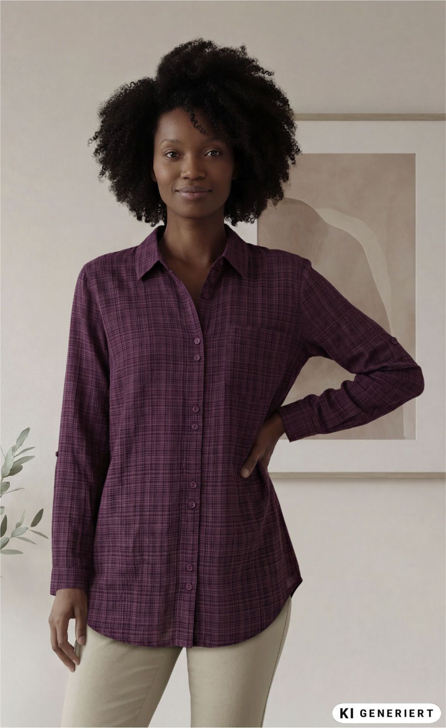 Viskose-Mix-Bluse