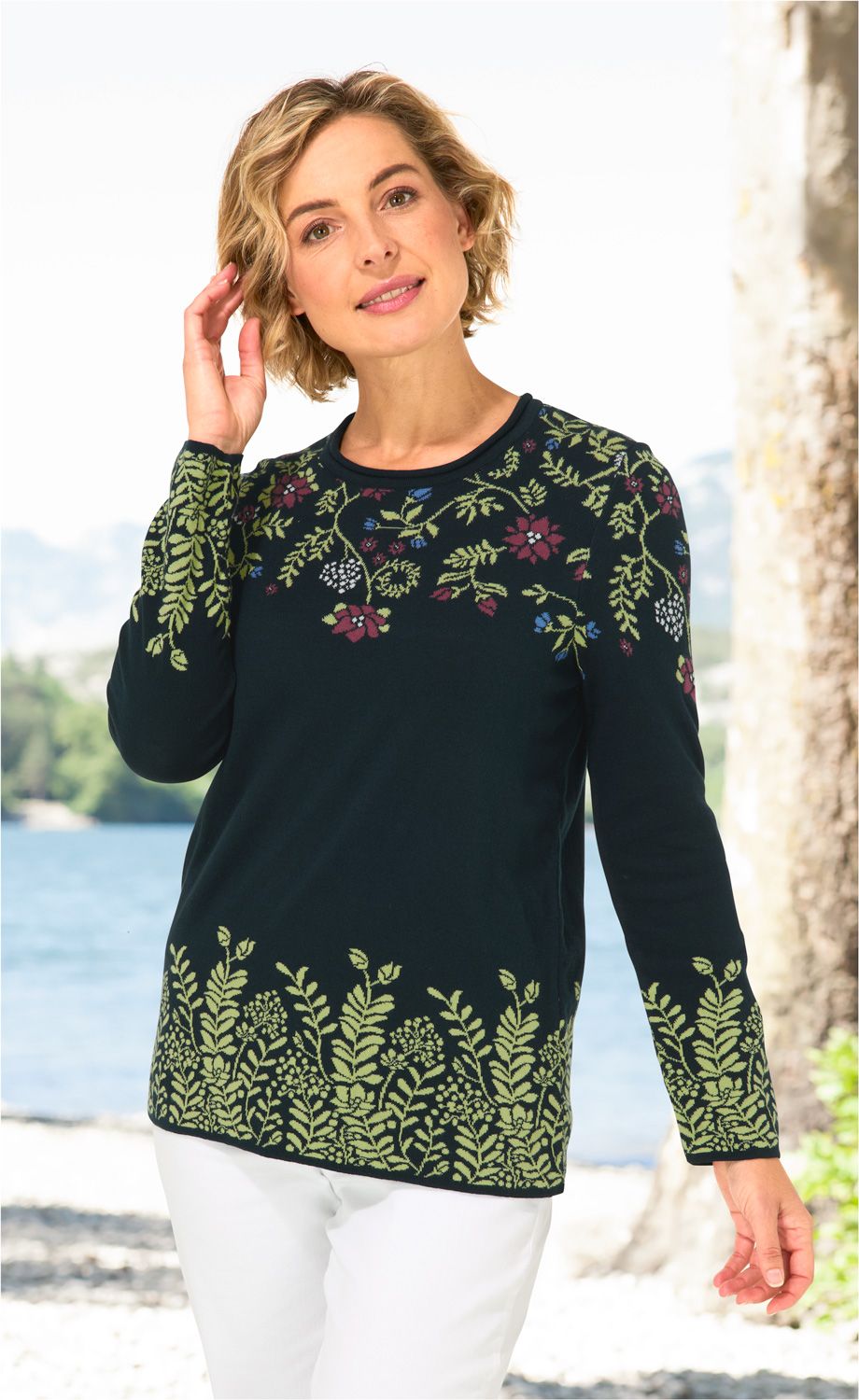 Baumwoll-Pullover