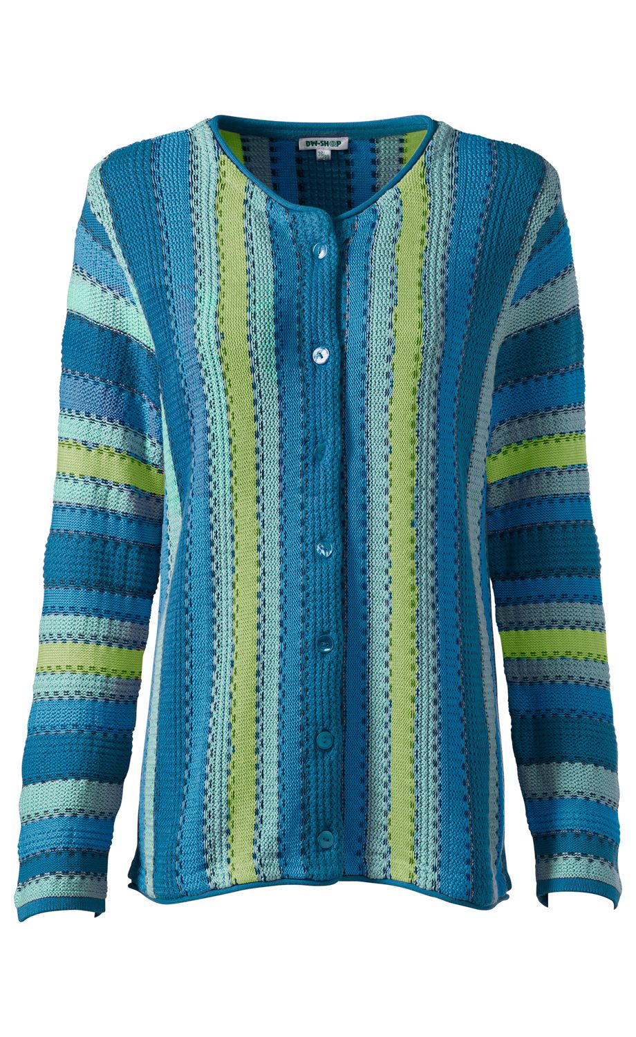 Baumwoll-Strickjacke