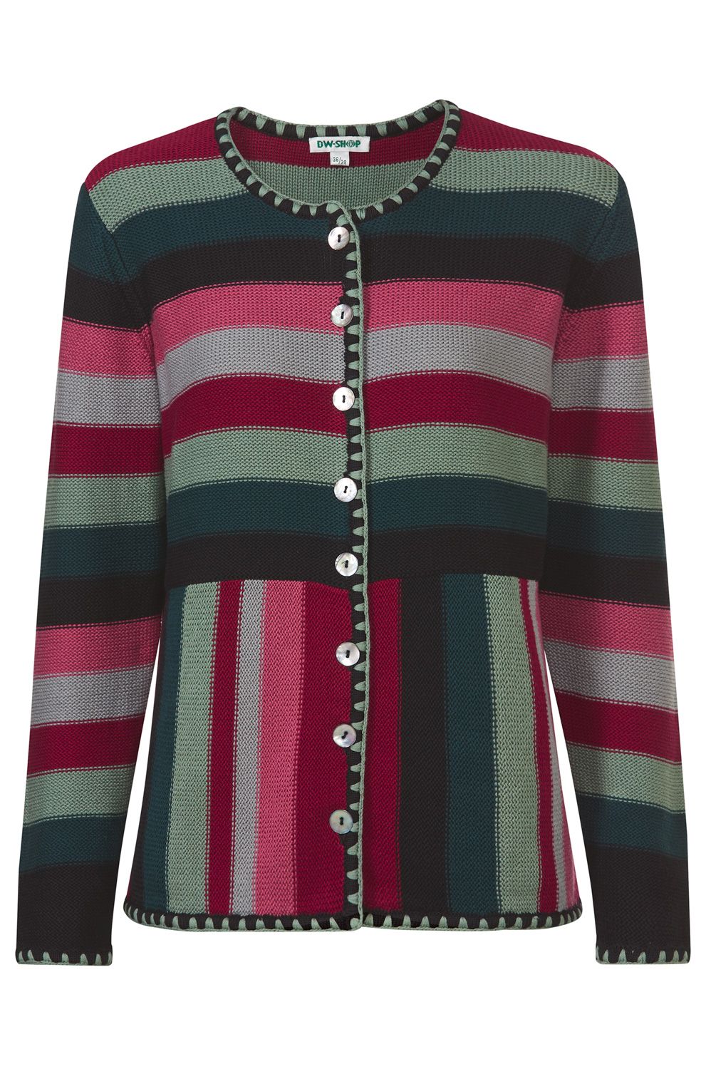 Baumwoll-Strickjacke